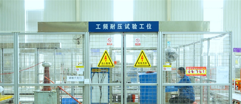 Automatic power frequency withstand voltage test control system